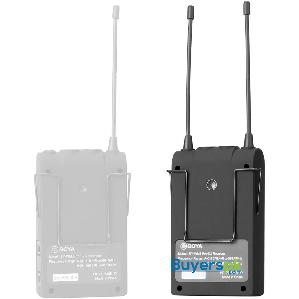 Boya Rx8 Pro Dual Channel Wireless Receiver Microphone - Price in Pakistan Boya Rx8 Pro Dual Channel Wireless Receiver Microphone - Price in Pakistan
